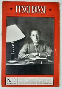 PESCI ROSSI MENSILE DI ATTUALITA' LETTERARIA N. 6-9- 10-11-12 1946