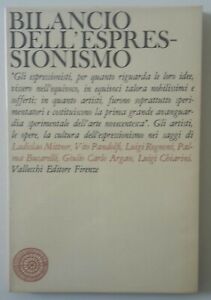 MITTNER PANDOLFI ARGAN CHIARINI BILANCIO DELL'ESPRESSIONISMO VALLECCHI 1965