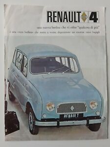 RENAULT 4 BROCHURE