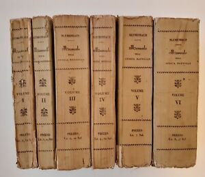 BLUMENBACH MANUALE DELLA STORIA NATURALE MILANO PER A. FONTANA 1826-1830 …