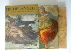 MICHELANGELO ARTISTA PENSATORE SCRITTORE DE AGOSTINI 1965 2 VOLUMI