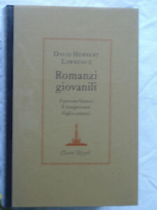 DAVID HERBERT LAWRENCE ROMANZI GIOVANILI RIZZOLI 1985