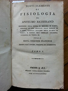 NUOVI ELEMENTI DI FISIOLOGIA DI ANTELMO RICHERAND FIRENZE G. PIATTI …