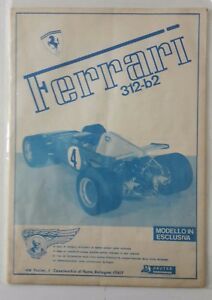 FERRARI 312-B2 MODELLISMO LIBRETTO ISTRUZIONI