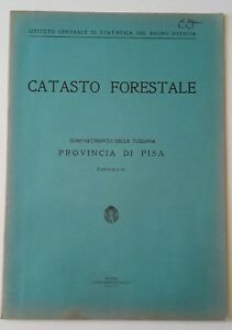 CATASTO FORESTALE PROVINCIA DI PISA TIP. FAILLI 1940