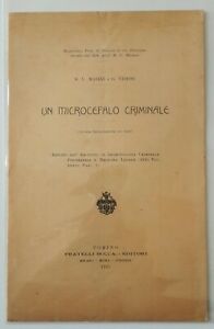 M.U.MASINI G.VIDONI UN MICROCEFALO CRIMINALE FRATELLI BOCCA 1915