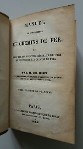 MANUEL DU CONSTRUCTEUR DE CHEMINS DE FER PAR M. ED. …