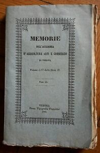 MEMORIE DELL'ACCADEMIA D'AGRICOLTURA ARTI DI VERONA VOL. 56 SERIE II …