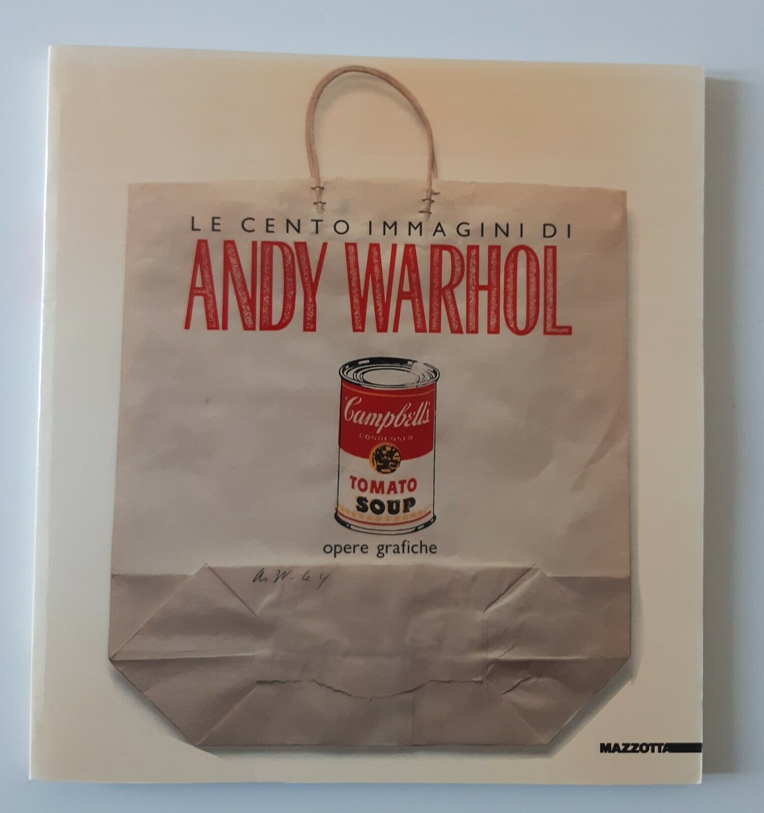 A. CODOGNATO LE CENTO IMAGINI DI ANDY WARHOL MAZZOTTA 1989