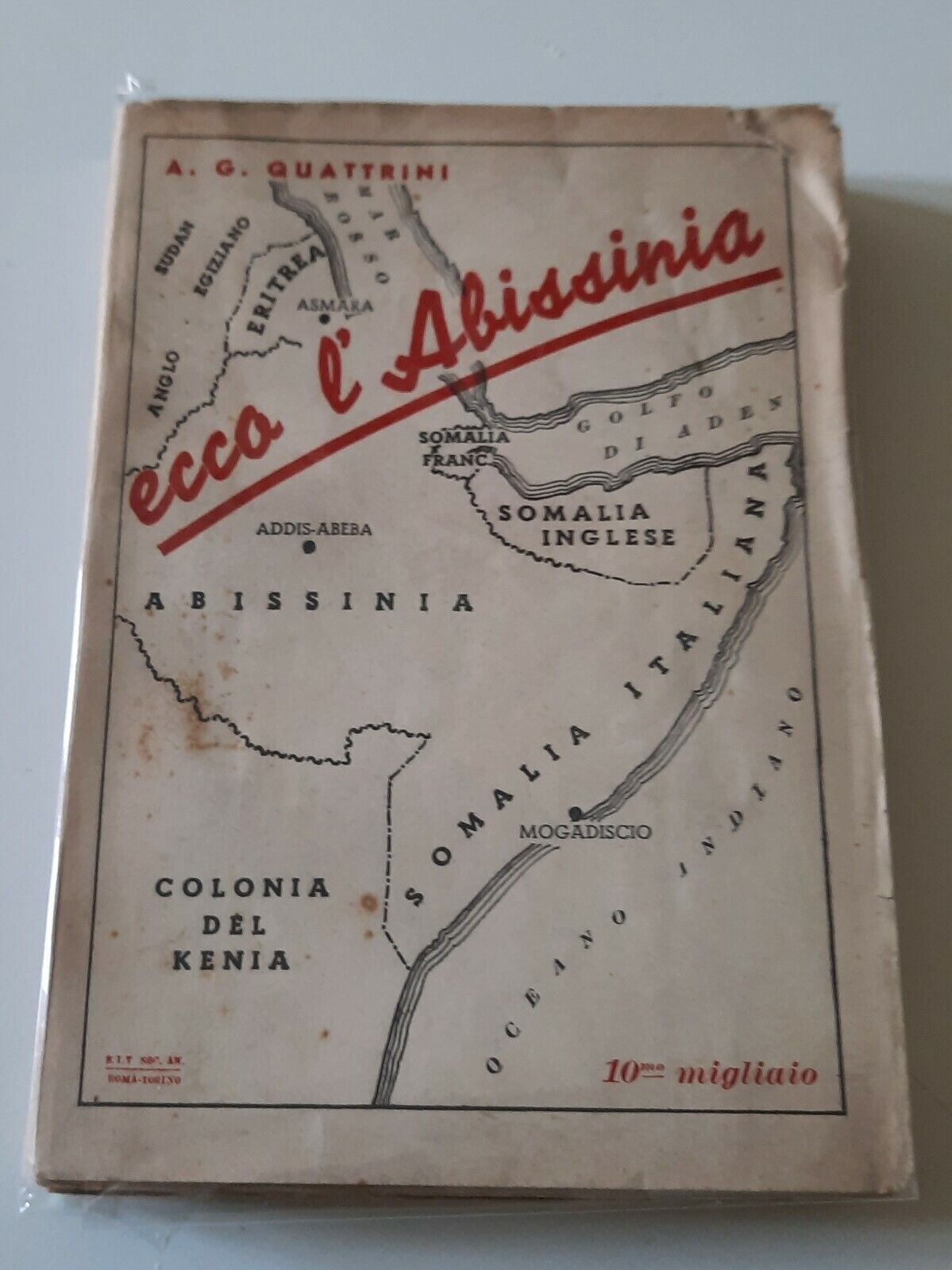 A. G. QUATTRINI ECCO L'ABISSINIA SIT 1935