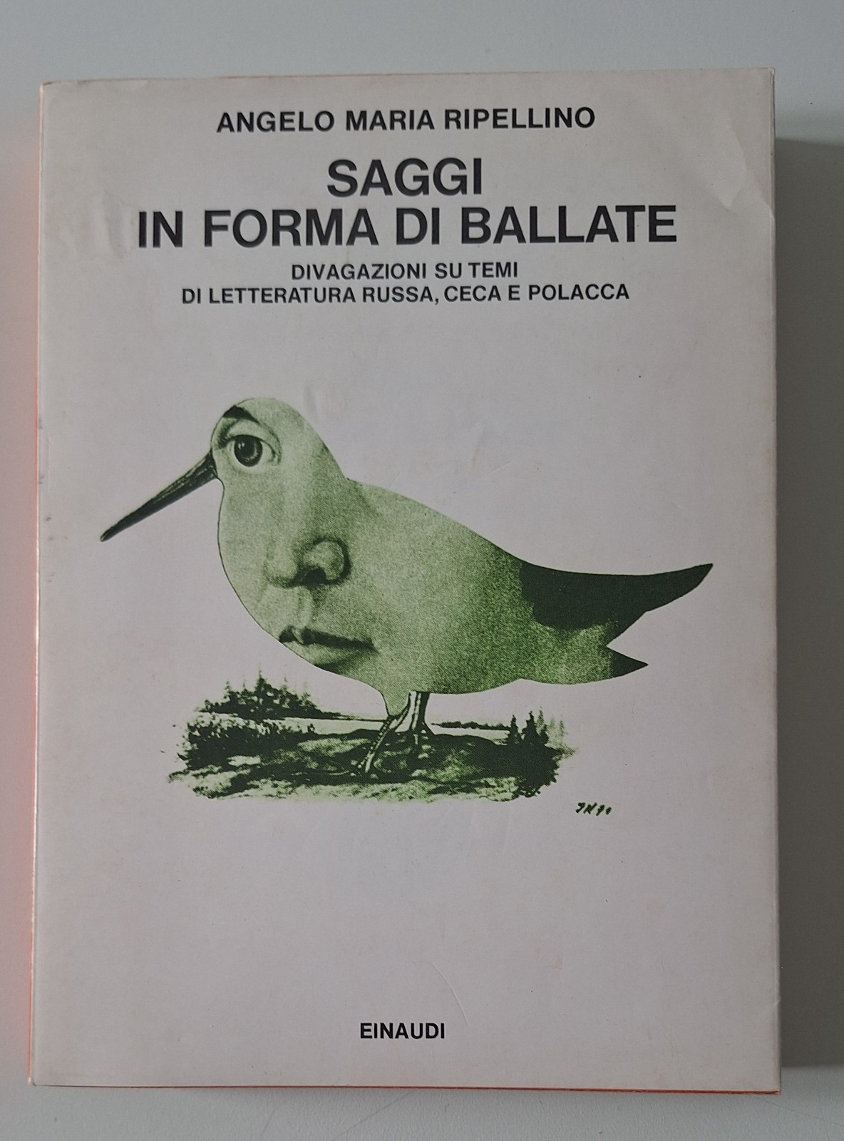 A.M. RIPELLINO SAGGI IN FORMA DI BALLATE EINAUDI 1978