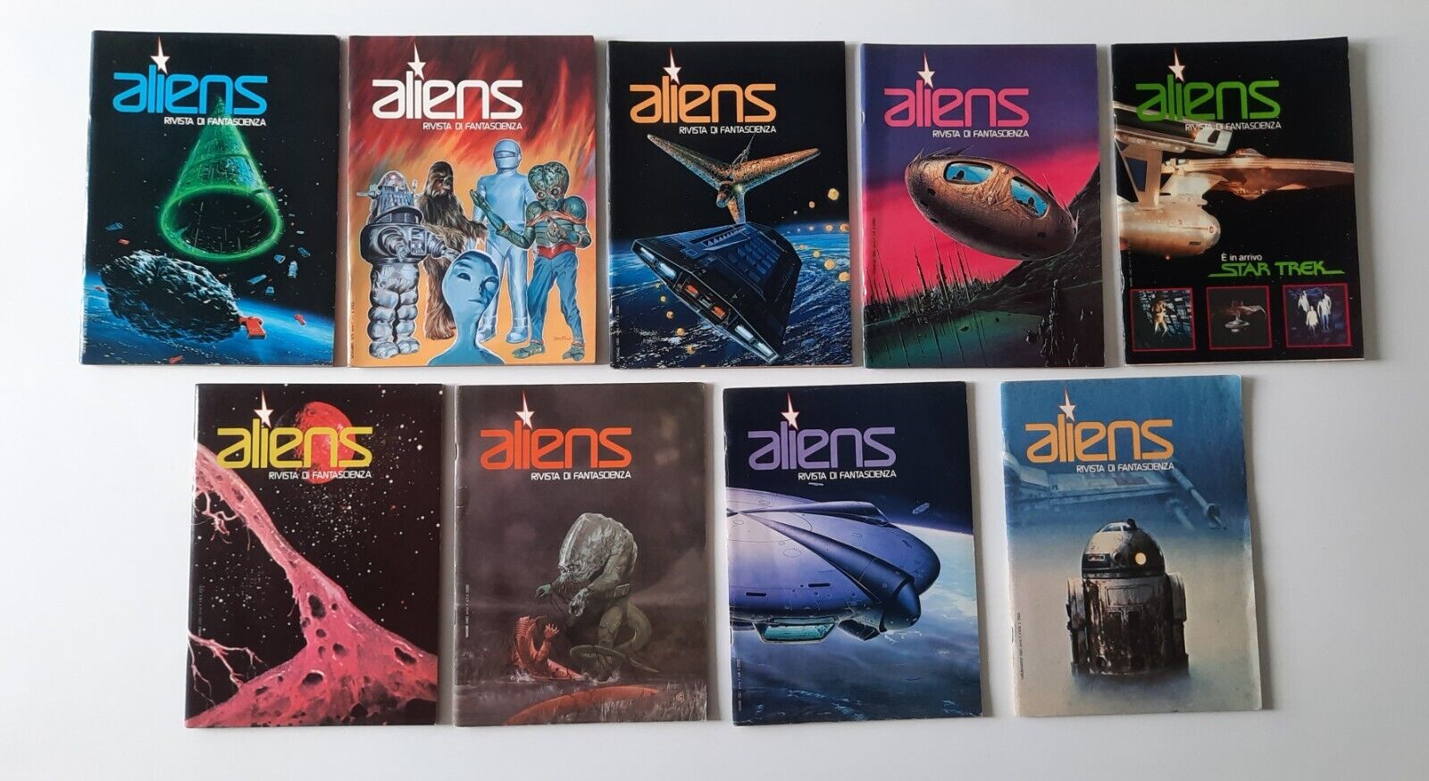 ALIENS RIVISTA DI FANTASCIENZA DAL N. 1 AL N. 9/10 …