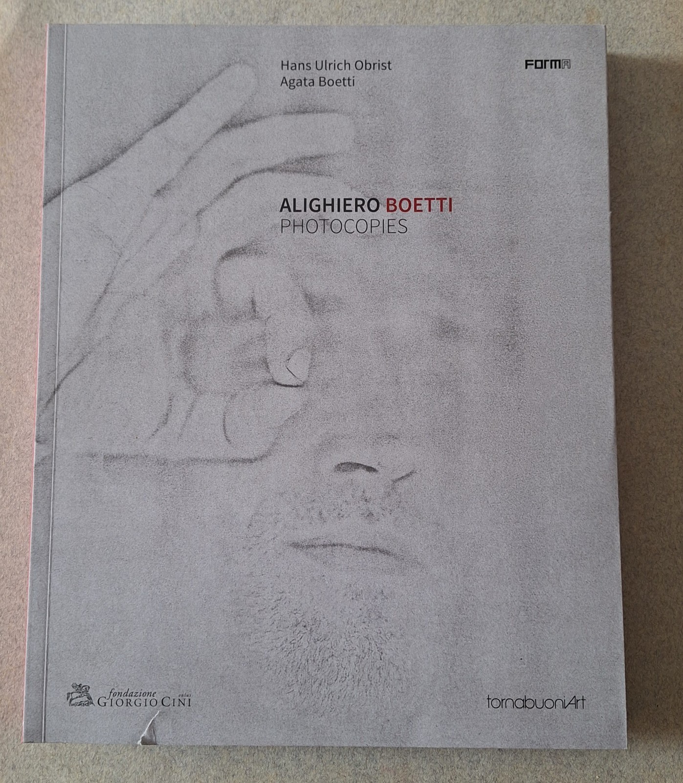 ALIGHIERO BOETTI PHOTOCOPIES FORMA TORNABUOINI ART 2017