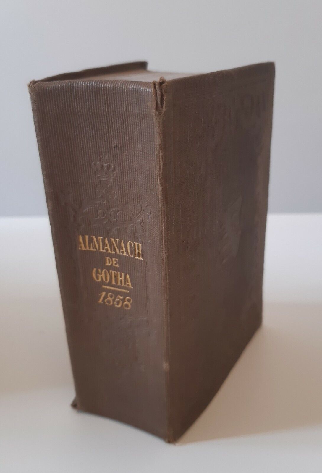 ALMANACH DE GOTHA 1858 JUSTUS PERTHES