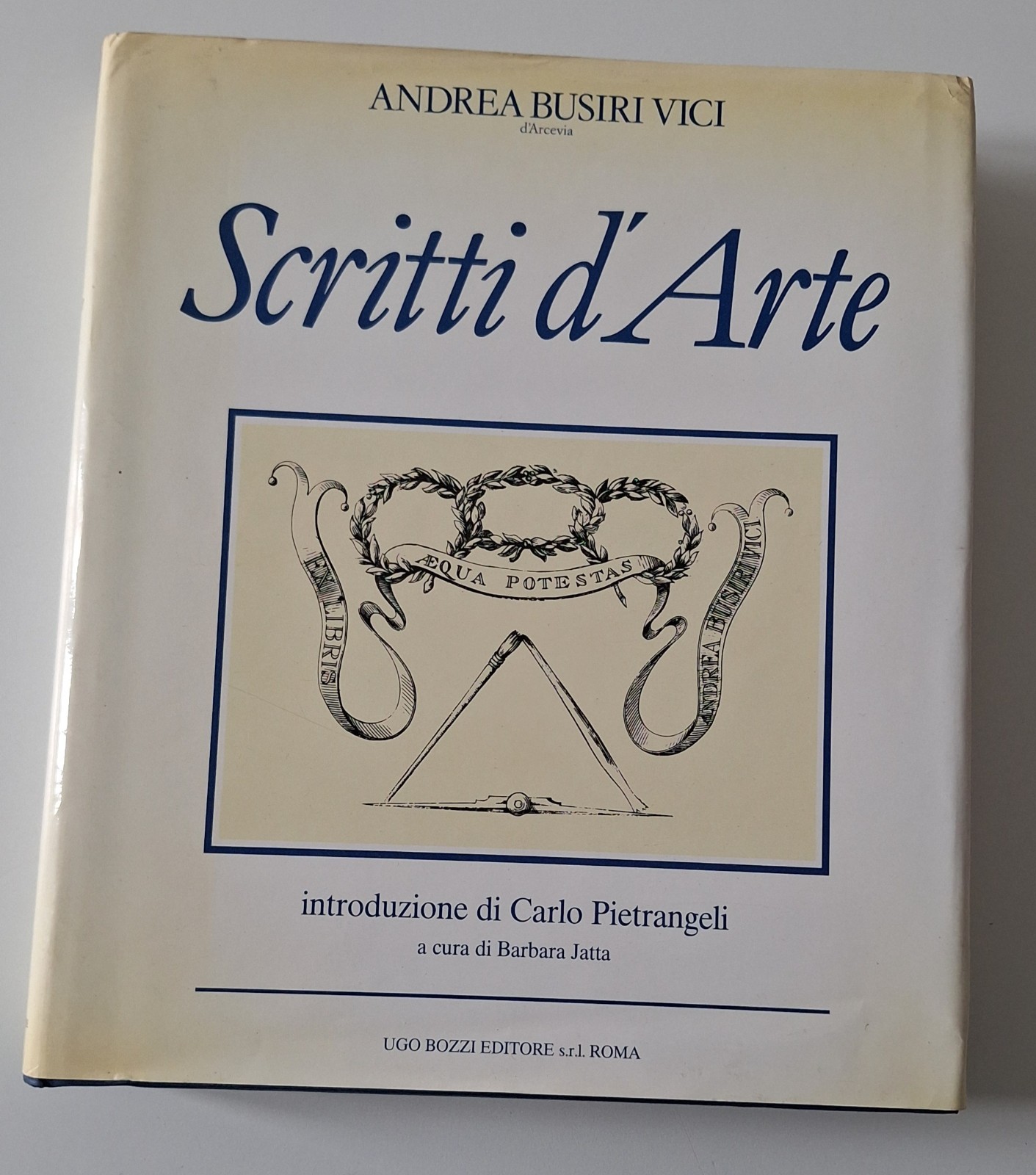 ANDREA BUSIRI VICI SCRITTI D'ARTE UGO BOZZI ED. 1990