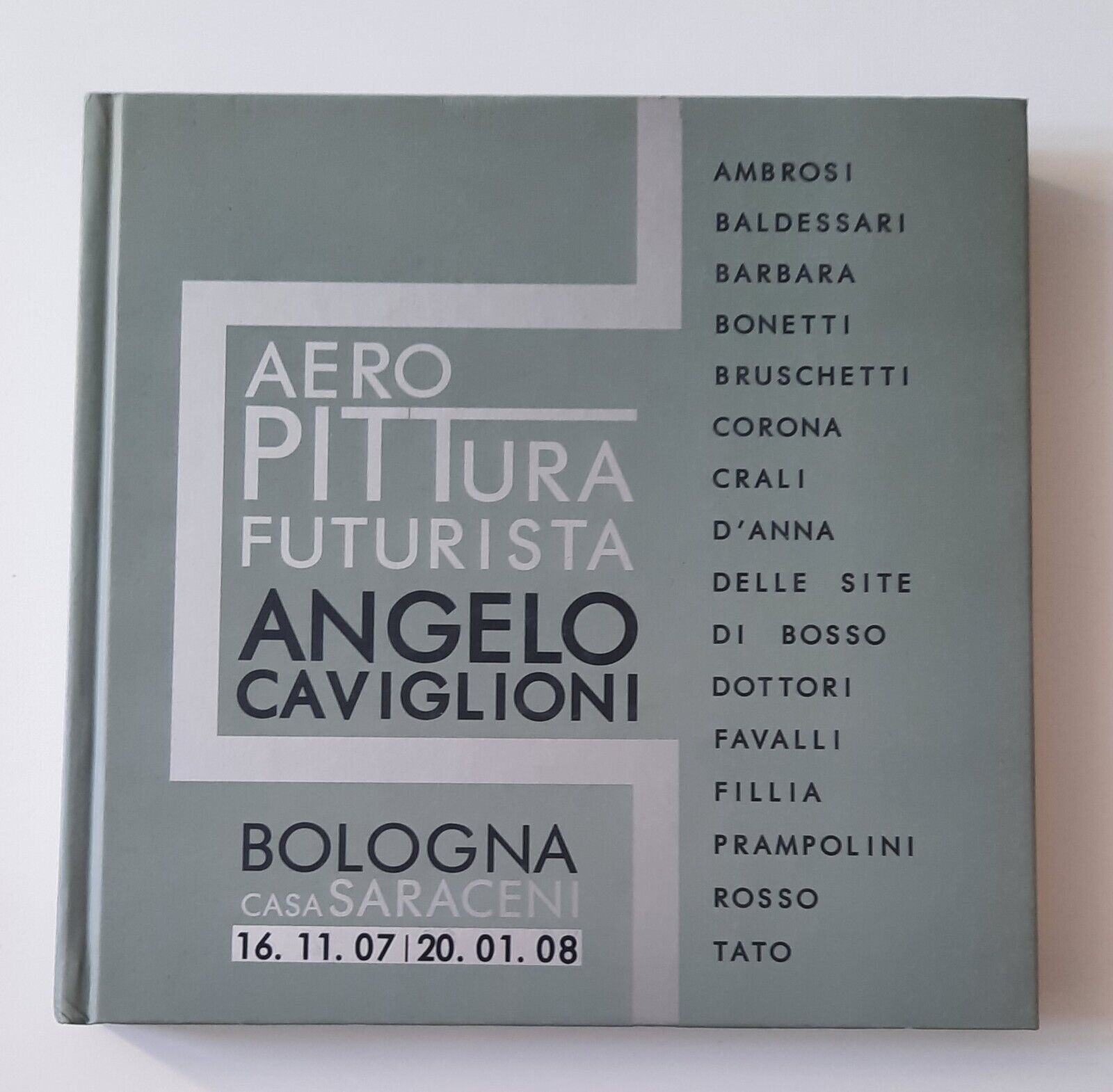 ANGELO CAVIGLIONI AERO PITTURA FUTURISTA CASA SARACENI 2008