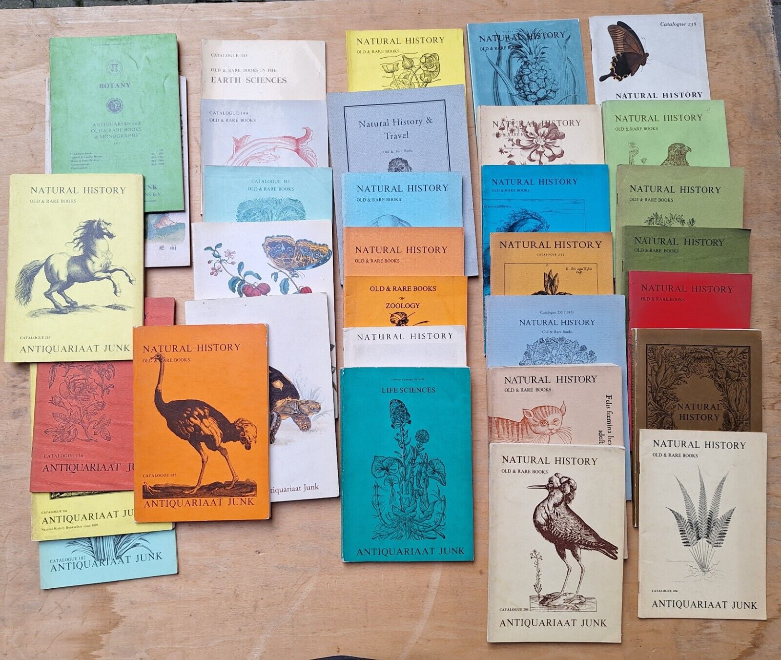 ANTIQUARIAAT JUNK NATURAL HISTORY OLD & RARE BOOKS CATALOGHI 33 …