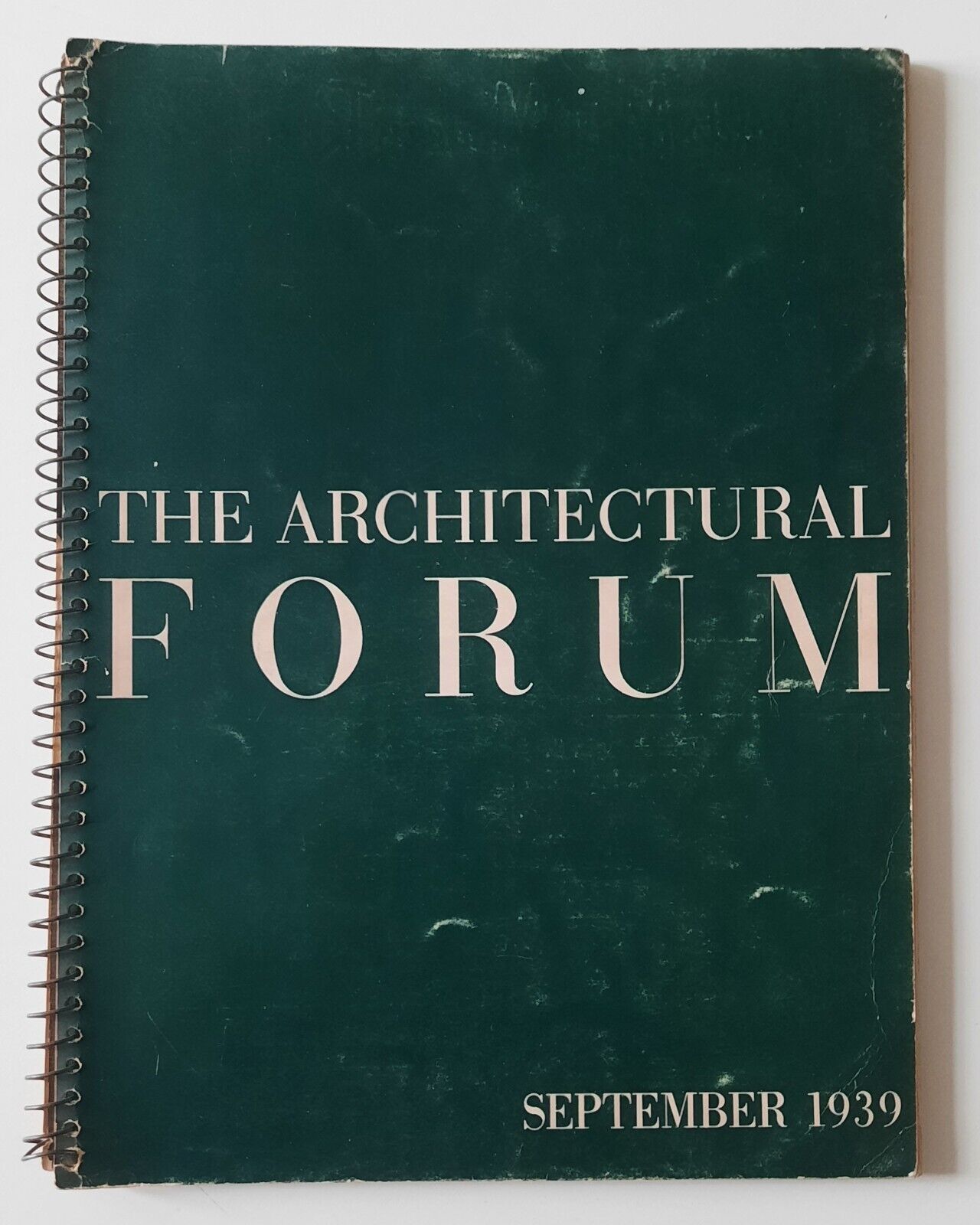 ARCHITECTURAL FORUM SEPTEMBER 1939