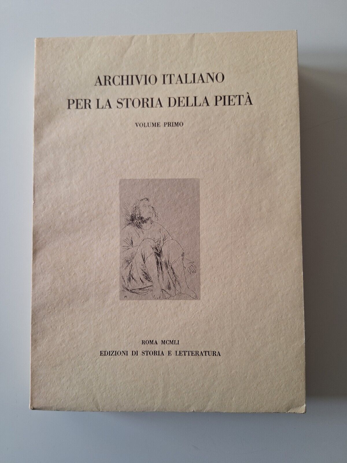 ARCHIVIO ITALIANO PER LA STORIA DELLA PIETA' 1951