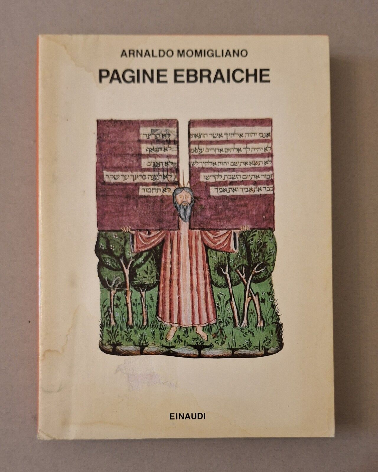ARNALDO MOMIGLIANO PAGINE EBRAICHE EINAUDI I SAGGI 1987
