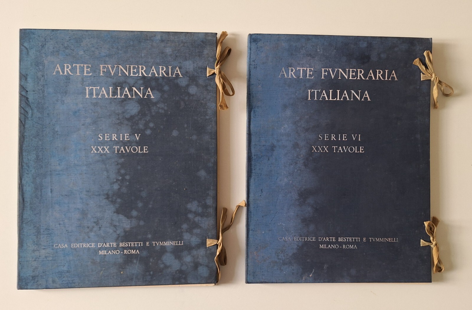 ARTE FUNERARIA ITALIANA SERIE V - VI BESTETTI TUMINELLI 2 …