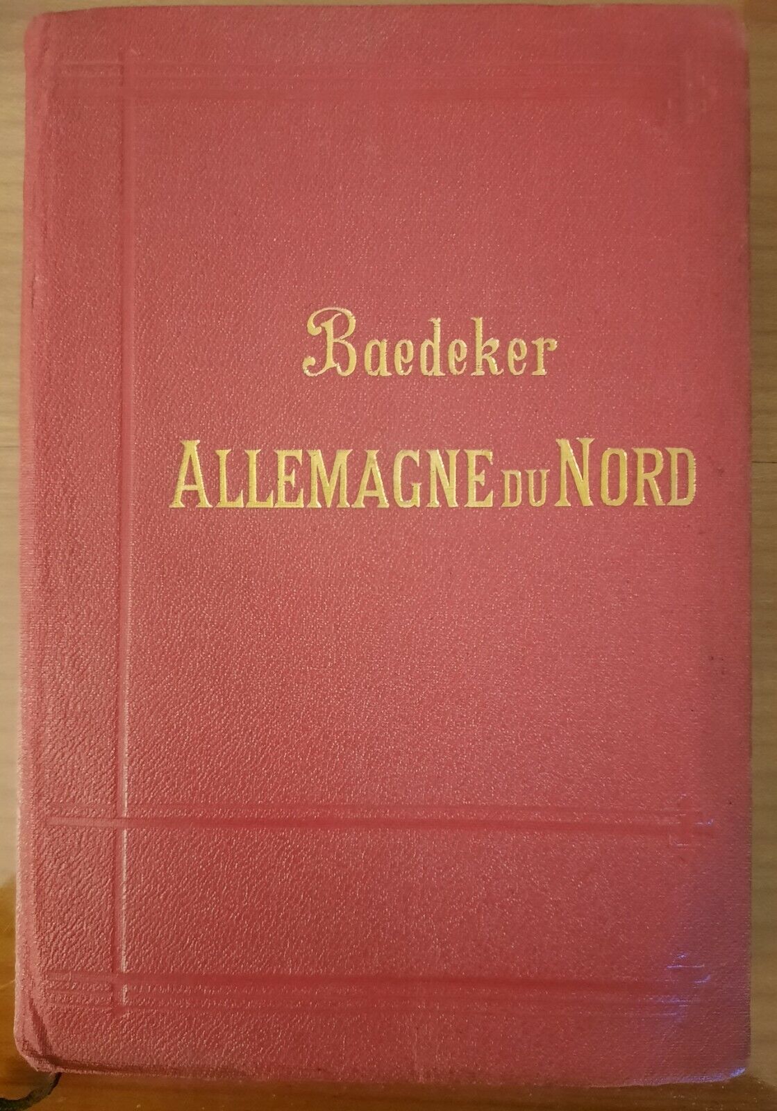 BAEDAKER ALLEMAGNE DU NORD LEIPZIG 1904