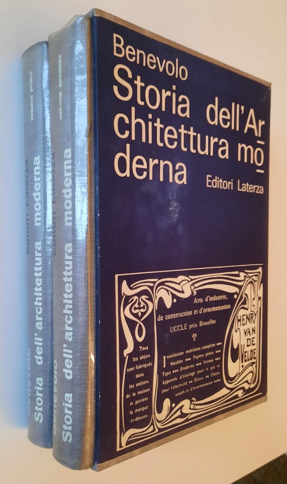 BENEVOLO STORIA DELL'ARCHITETTURA MODERNA LATERZA 1964 2 VOLUMI