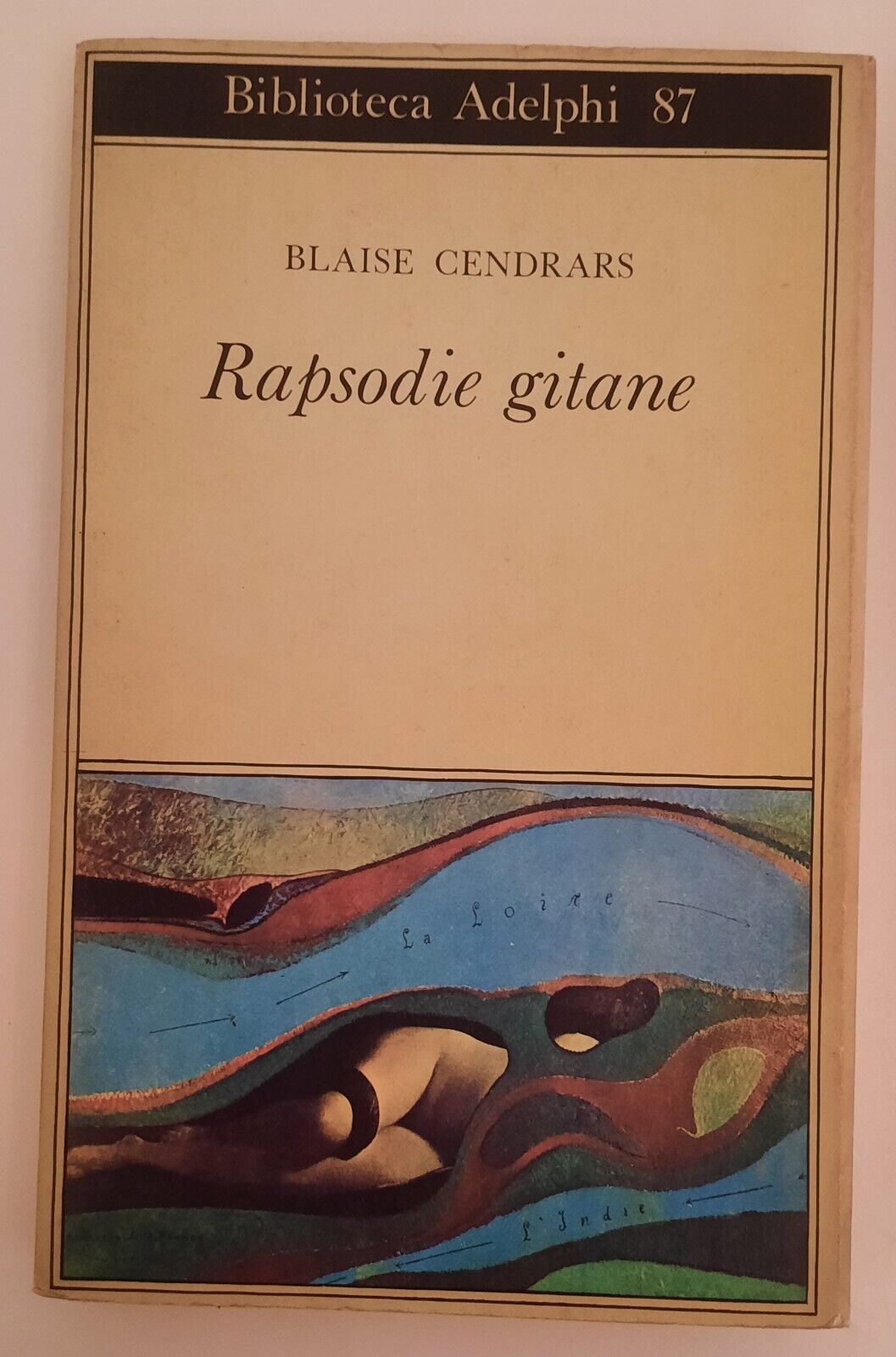 BLAISE CENDRARS RAPSODIE GITANE ADELPHI BIBLIOTECA ADELPHI 1979