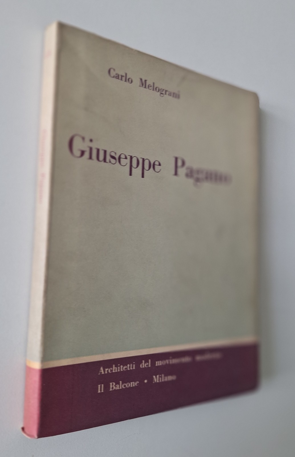 C. MELOGRANI GIUSEPPE PAGNO IL BALCONE MILANO 1955