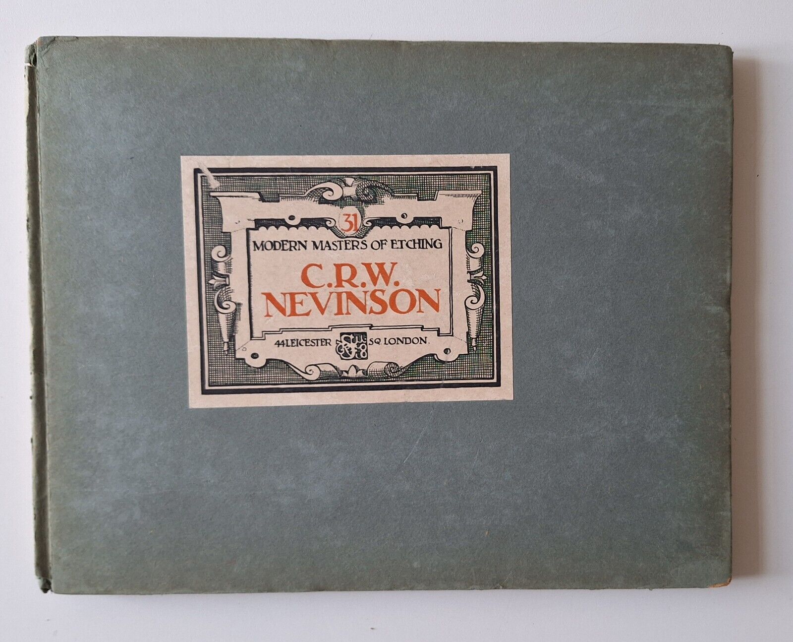 C.R.W. NEVINSON MODERN MASTER OF ETCHING THE STUDIO 1932