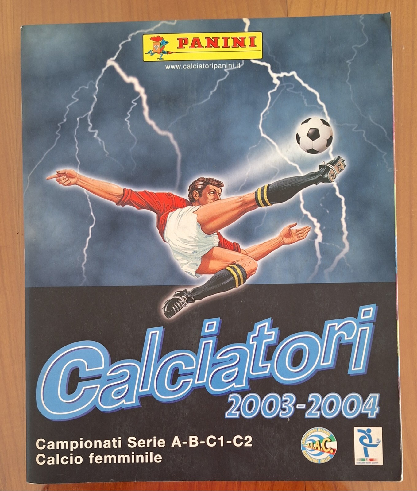 CALCIATORI 2003 - 2004 FIGURINE PANINI ALBUM SCOMPLETO