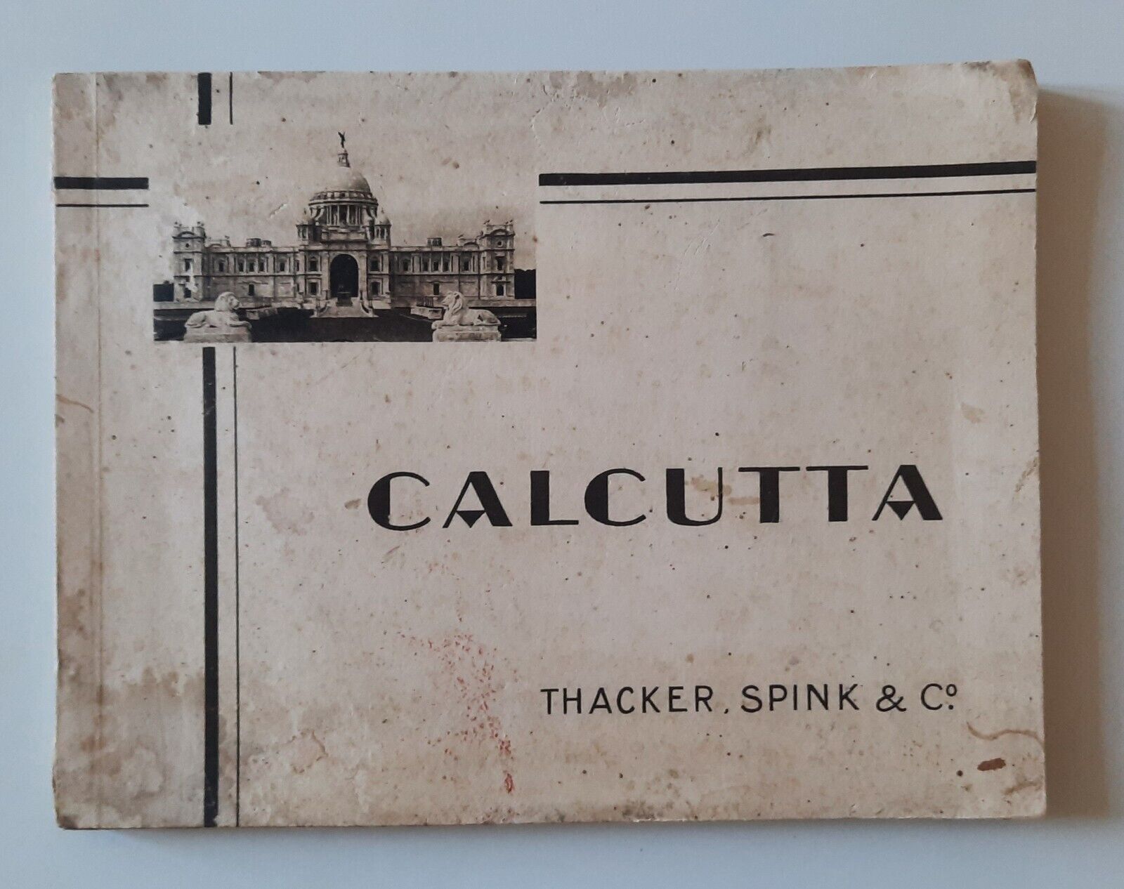 CALCUTTA THACKER SPINK & C. HELIOGRAVURE EVRARD (1910)