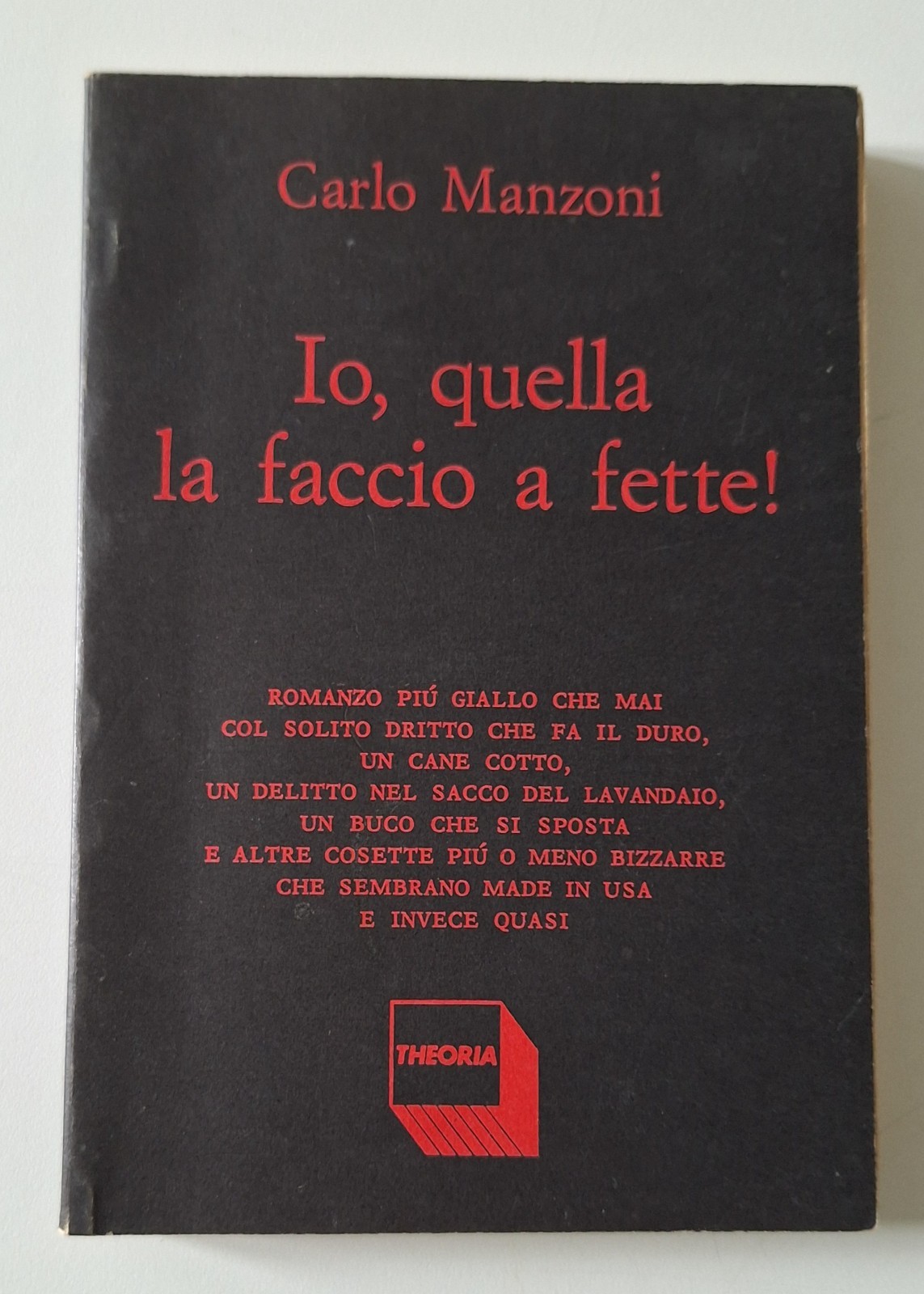 CARLO MANZONI IO QUELLA LA FACCIO A FETTE THEORIA RIFLESSI …