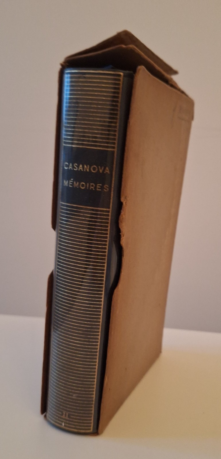 CASANOVA MEMOIRES II 1756-1763 BIBLIOTHEQUE DE LA PLEIADE 1959