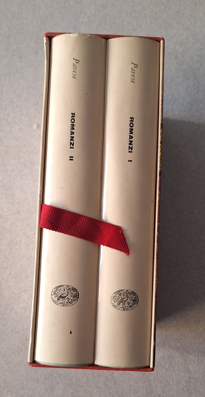 CESARE PAVESE ROMANZI EINAUDI 1967 2 VOLUMI