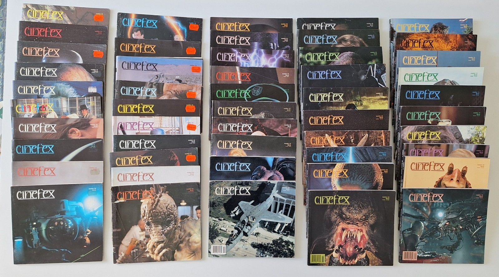 CINEFEX MAGAZINE DAL N. 30 AL N. 135 + N. …