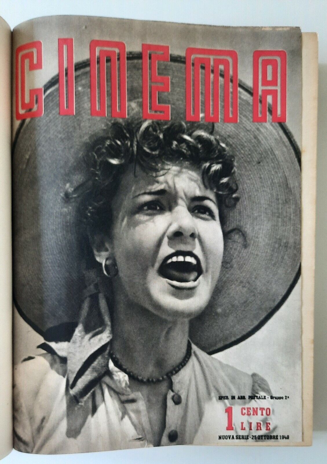 CINEMA QUINDICINALE DI DIVULGAZIONE CINEATOGRAFICA ED. GLORIOSA 1949 SCOMPLETA
