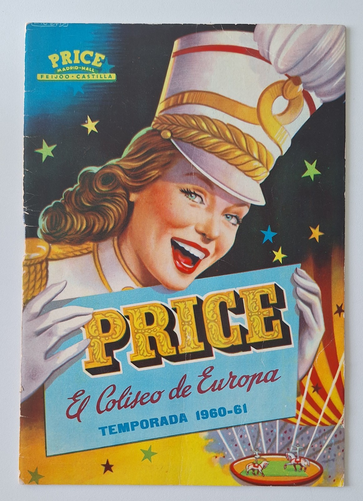 CIRCO PRICE MADRID HALL EL COLISEO DE EUROPA STAGIONE 1960/61 …