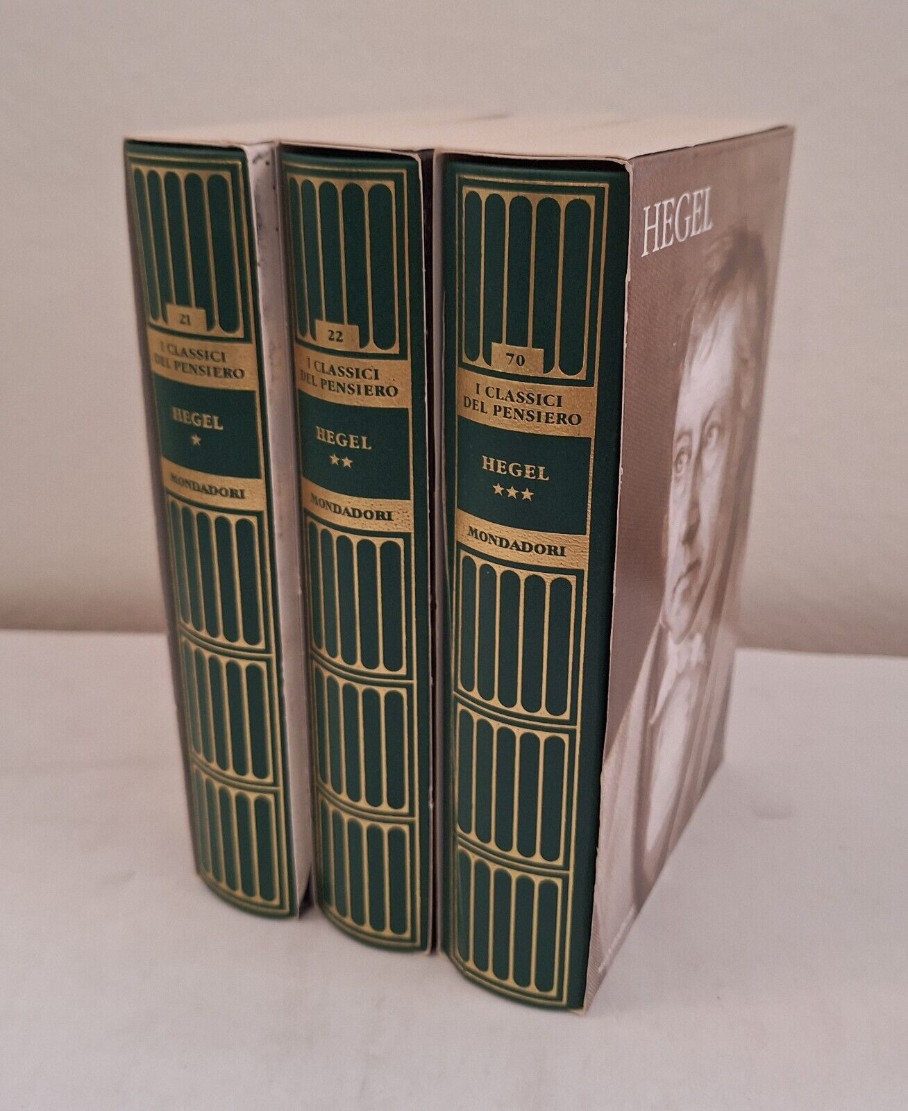 CLASSICI DEL PENSIERO HEGEL VOL. 1-2-3 MONDADORI
