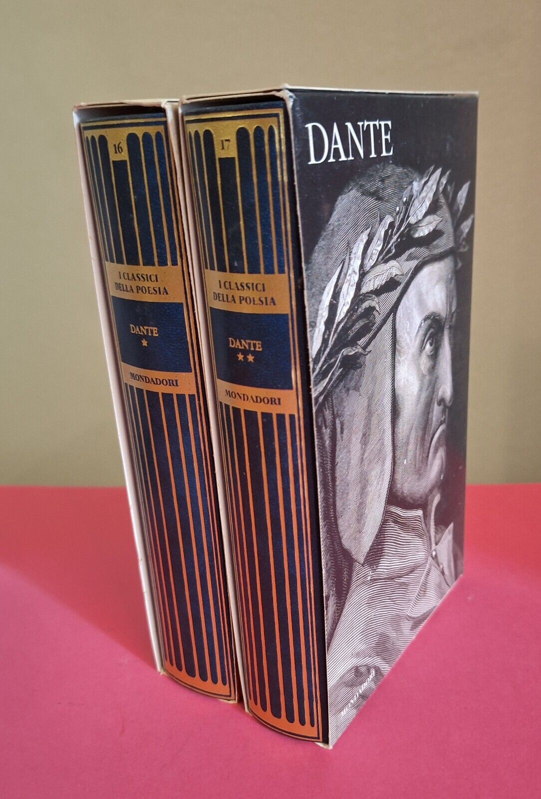CLASSICI DELLA POESIA DANTE ALIGHIERI VOL. 1 - 2 MONDADORI