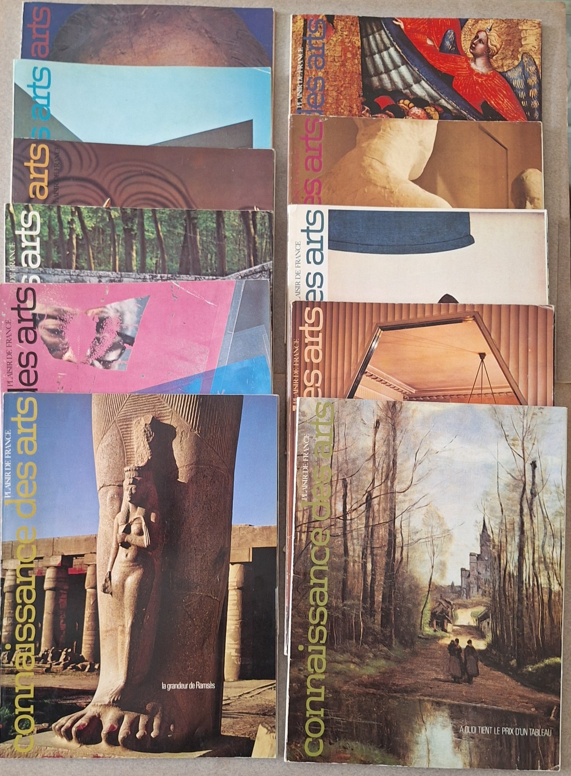 CONNAISSANCE DES ARTS ANNATA 1976 SCOMPLETA 11 NUMERI