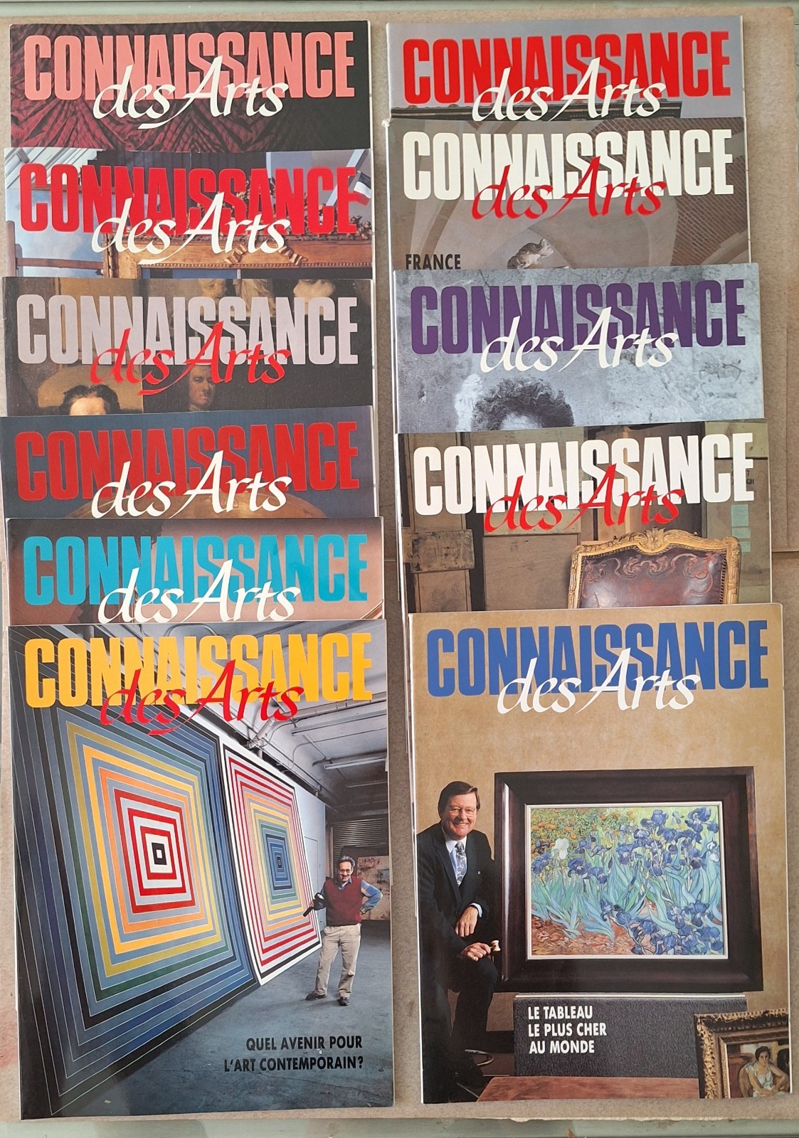 CONNAISSANCE DES ARTS ANNATA 1987 COMPLETA 11 NUMERI