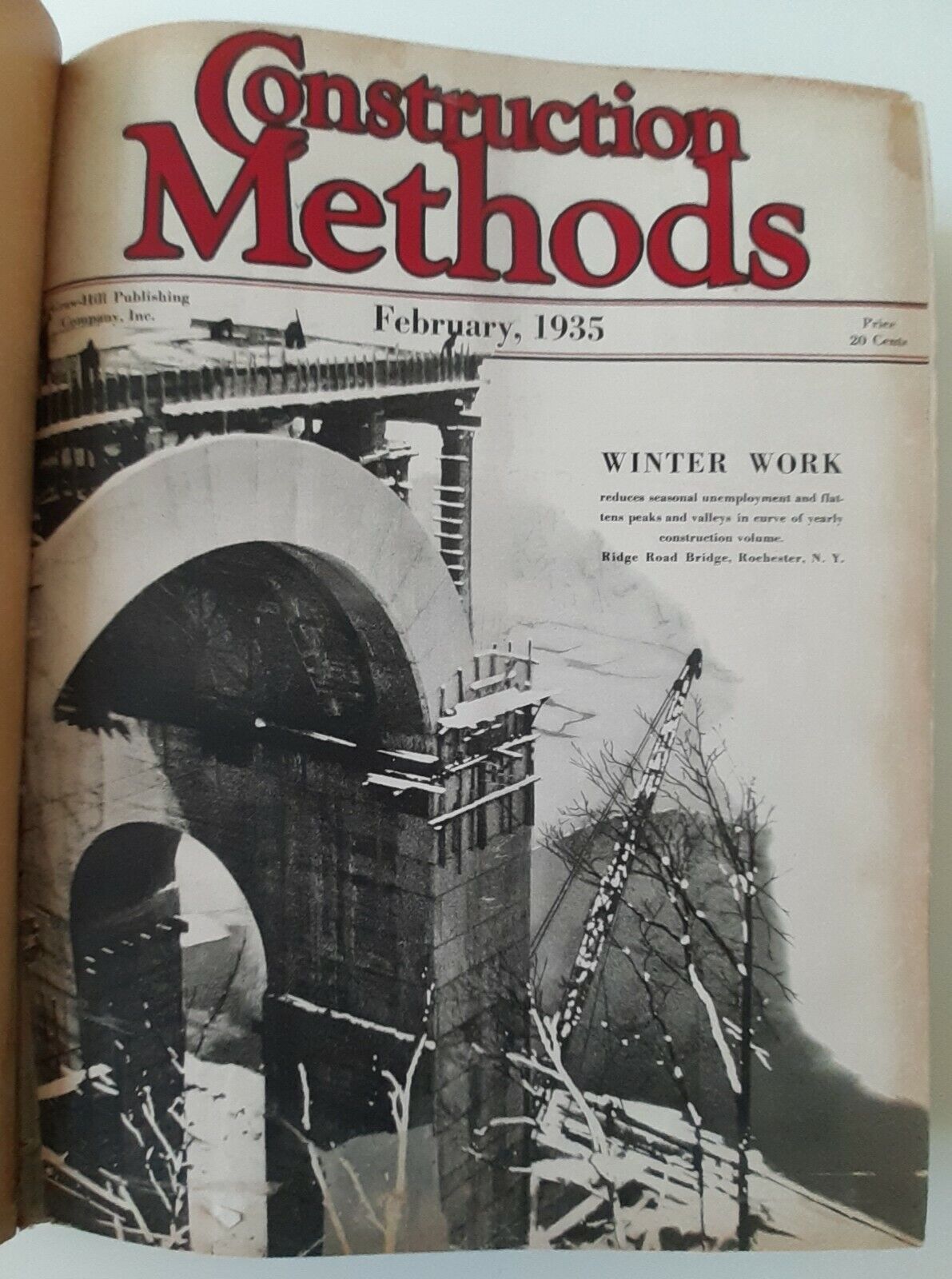 CONSTRUCTION METHODS MC GRAW - HILL PUBLISHING COMPANY INC. RIVISTA …