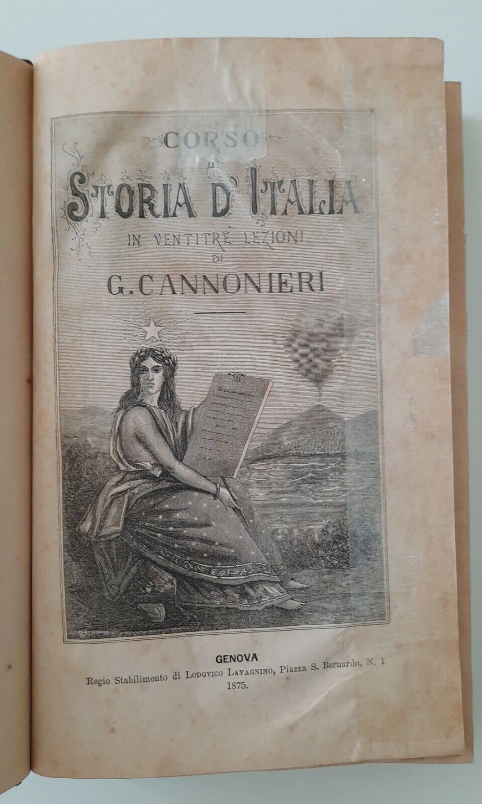 CORSO DI STORIA D'ITALIA IN 23 LEZIONI DI G. CANNONIERI …