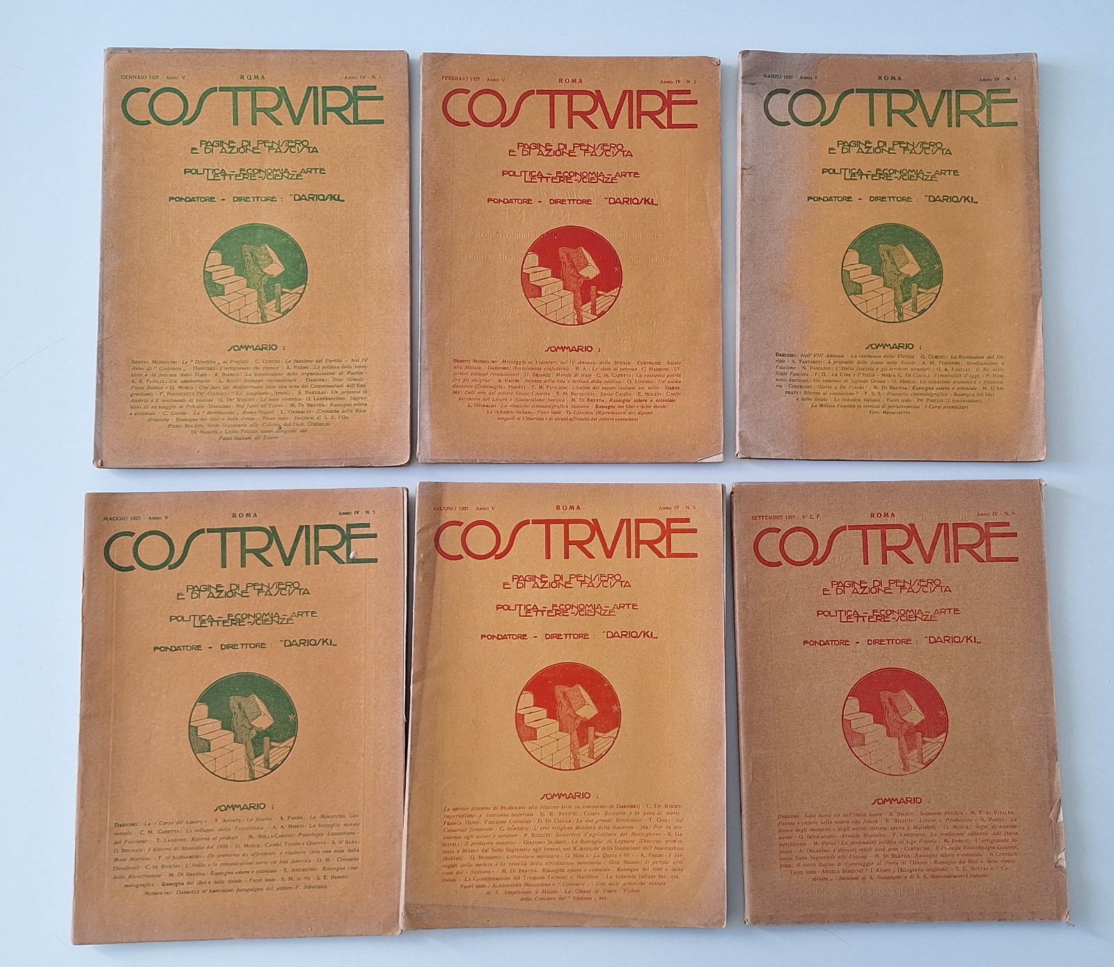 COSTRUIRE PAGINE DI PENSIERO ... E DI AZIONE FASCISTA ANNO …