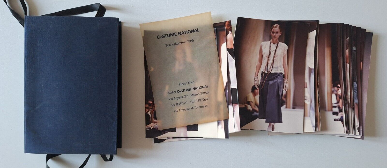 COSTUME NATIONAL FALL WINTER 1988-1989 TAUROMACHY ... CATALOGO FOTOGRAFICO