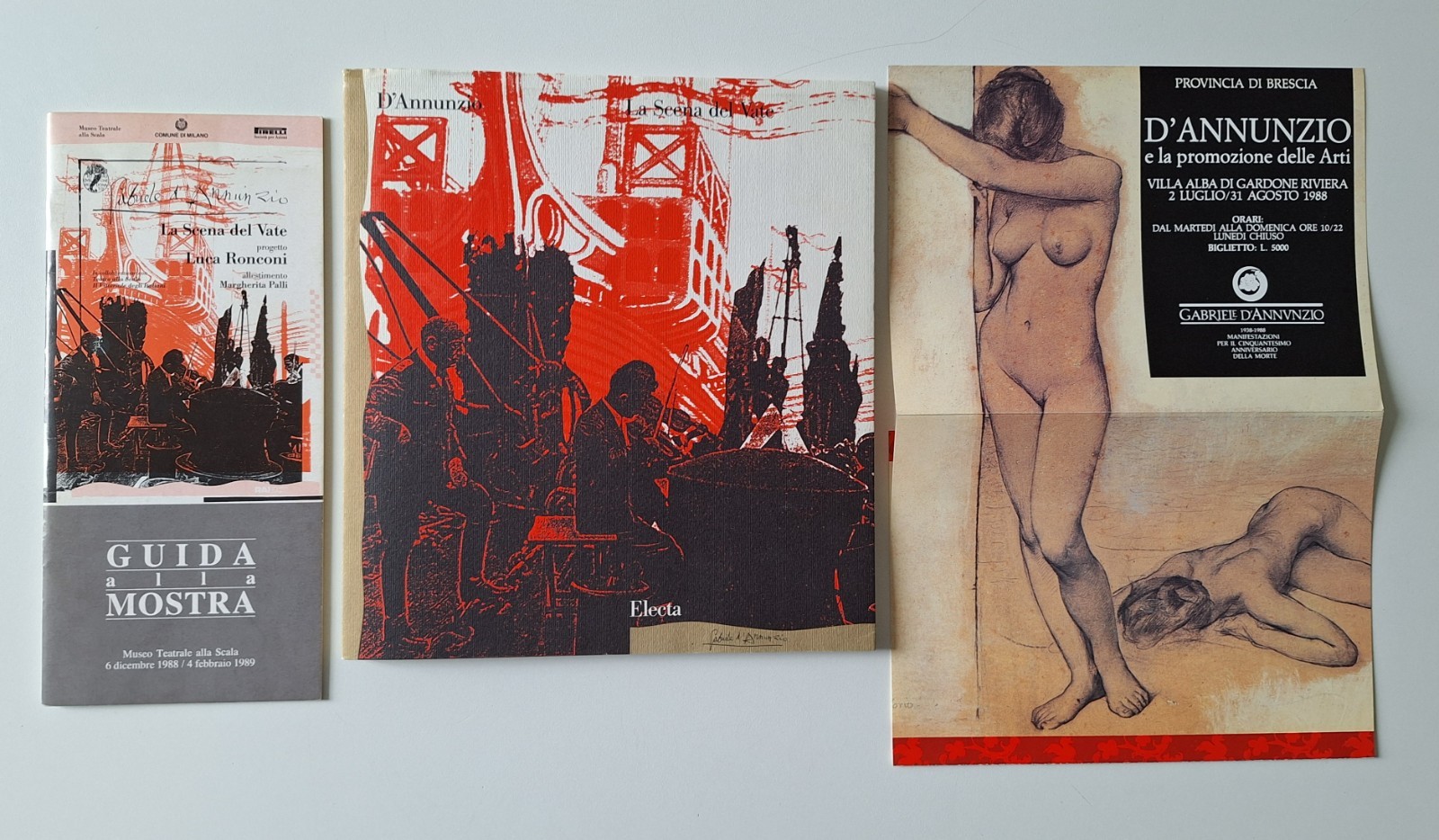 D'ANNUNZIO LA SCENA DEL VATE ELECTA 1988