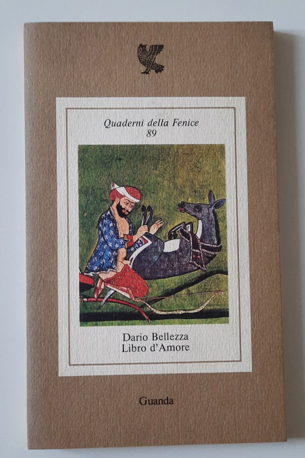 DARIO BELLEZZA LIBRO D'AMORE GUANDA 1982