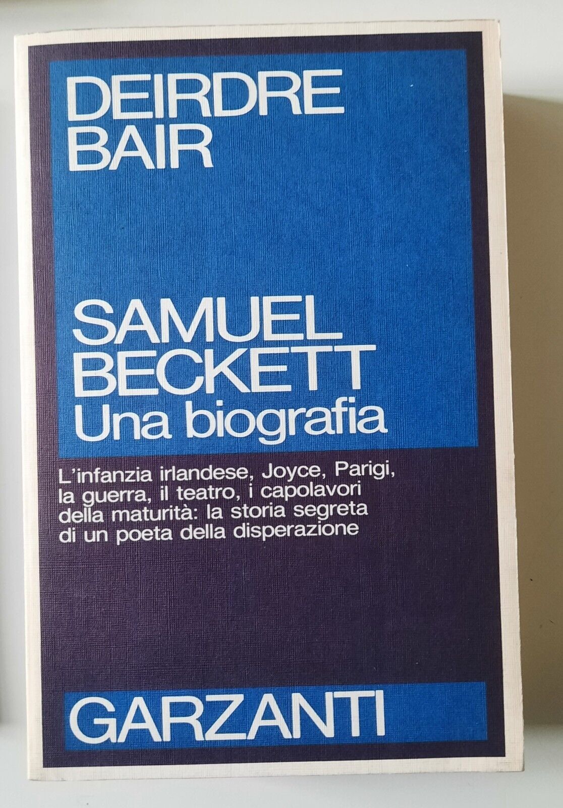 DEIRDRE BAIR SAMUEL BECKETT GARZANTI 1990