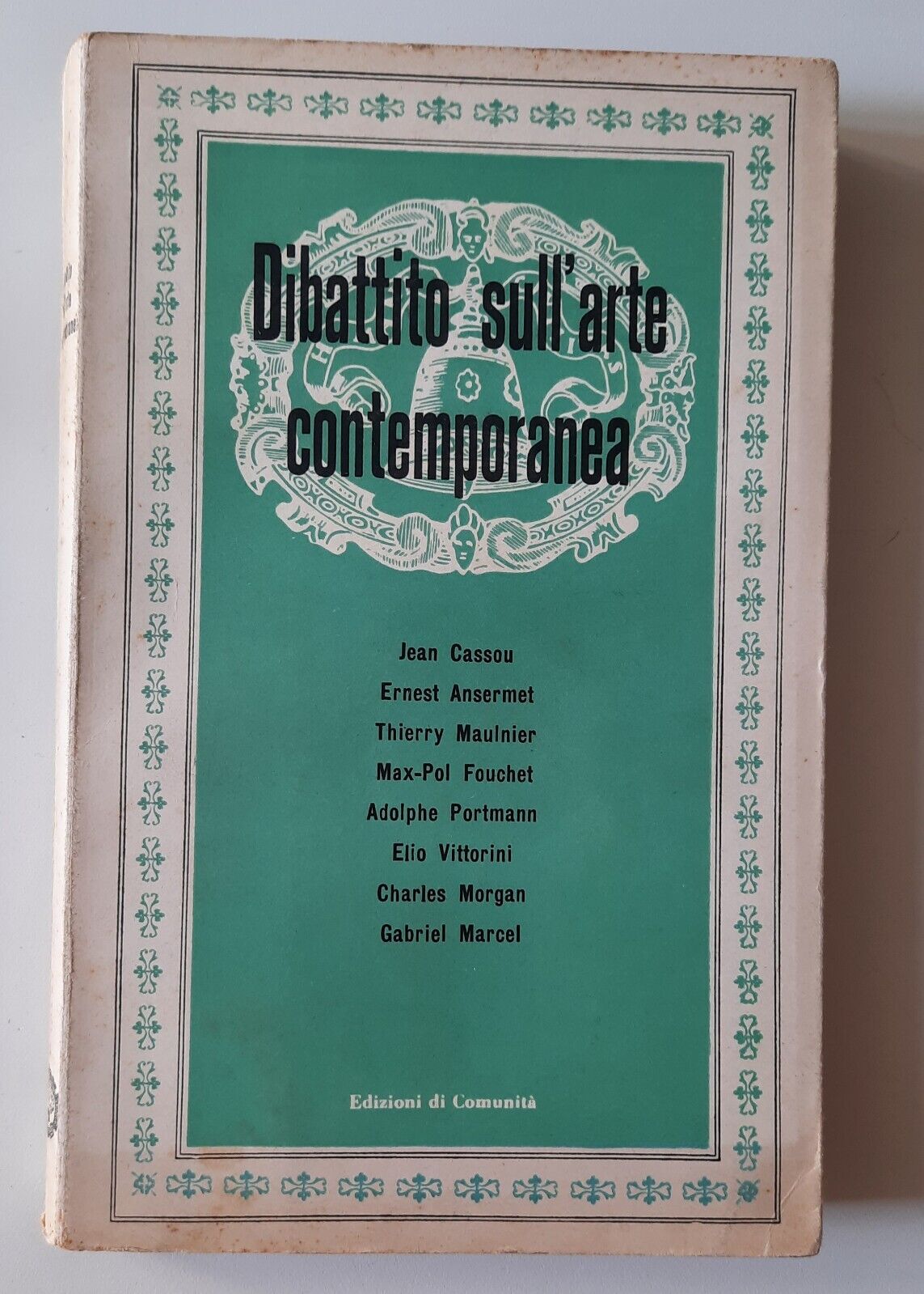 DIBATTITO SULL'ARTE CONTEMPORANEA EDIZIONI DI COMUNITA' 1954